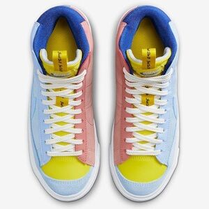 Nike Blazer Mid 77 Dance Kids Size 7Y/Womens 8.5 Cobalt Bliss-Red DQ6084-40